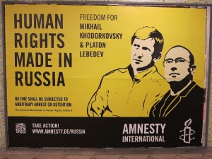 Mikhail Khodorkovsky and Platon Lebedev Poster