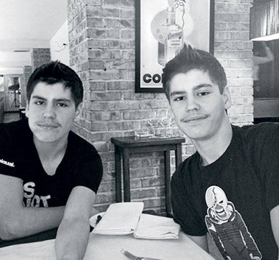 “Two teenage sons, a bit on the shy side for now (...) They and I have been apart since they were small children and this is truly a great tragedy”