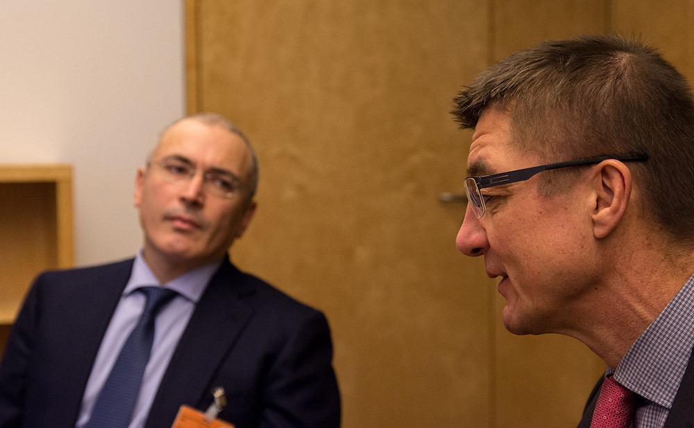 Mikhail Khodorkovsky and Dr Andreas Schockenhoff