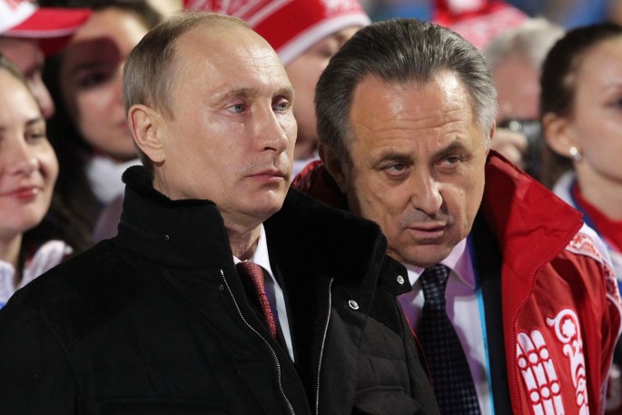 Russian-President-Vladimir-Putin-C-and-Sport-Minister-Vitaly-Mutko-R