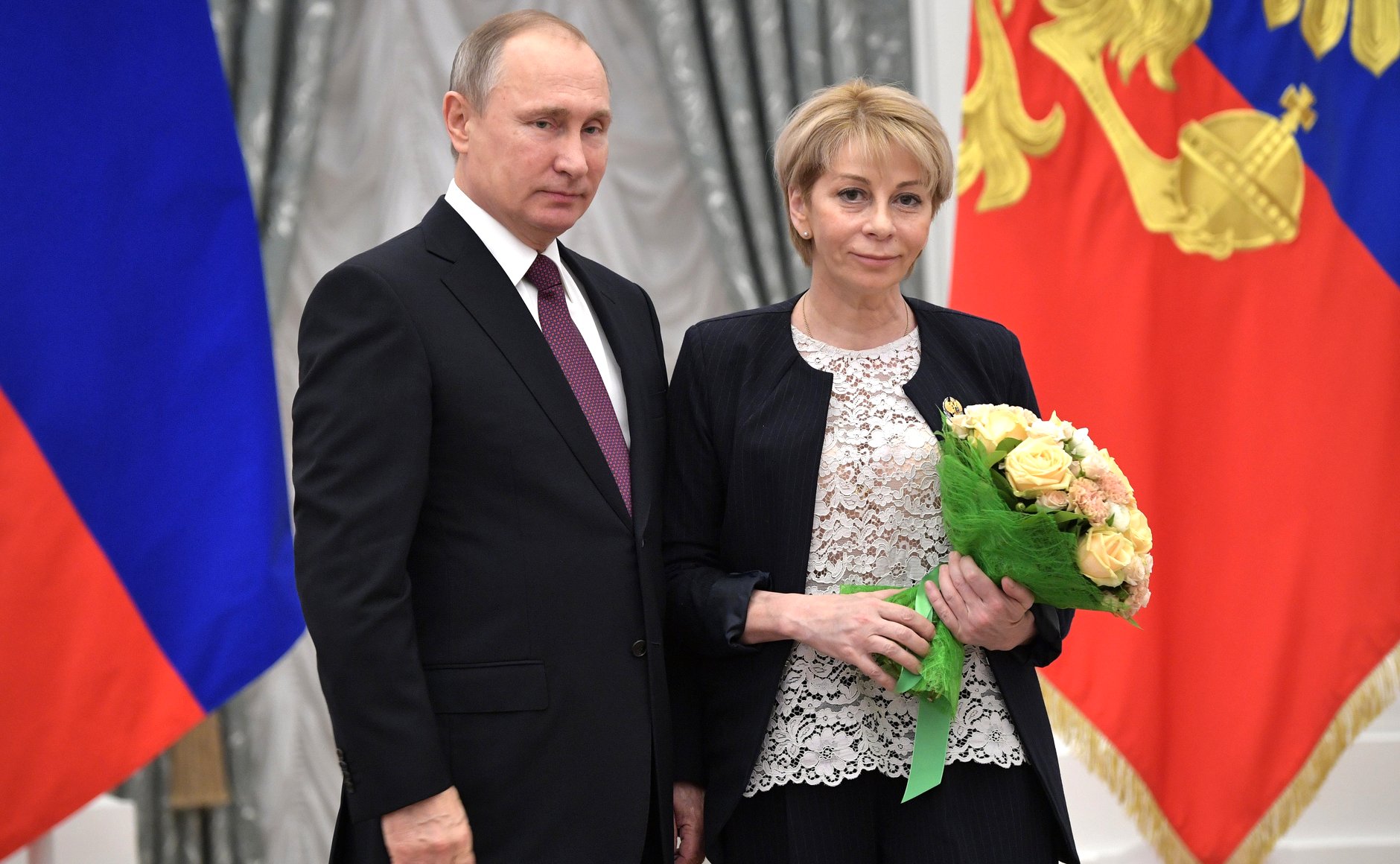 President Putin with Elizaveta Glinka – “Dr Liza.”